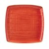 Churchill Stonecast Square Plate Berry Red 268 x 268mm (Pack of 6) (DB071)