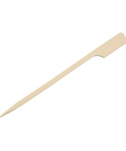 Fiesta Green Biodegradable Bamboo Paddle Skewers 120mm (Pack of 100) (DB496)