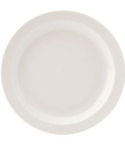 Utopia Pure White Narrow Rim Plates 167mm (Pack of 36) (DB610)