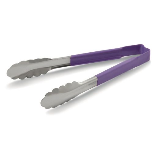 Vollrath Purple Utility Grip Kool Touch Tong 9" (DC255)