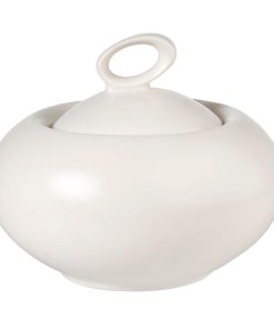 Churchill Alchemy Sequel White Sugar Bowl With Lid 200ml 7oz (Pack of 6) (DC375)