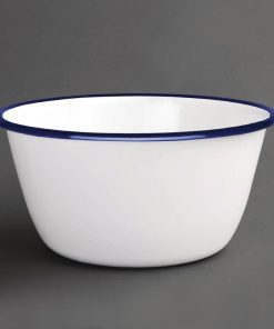 Olympia Enamel Pudding Bowls 155mm (Pack of 6) (DC389)
