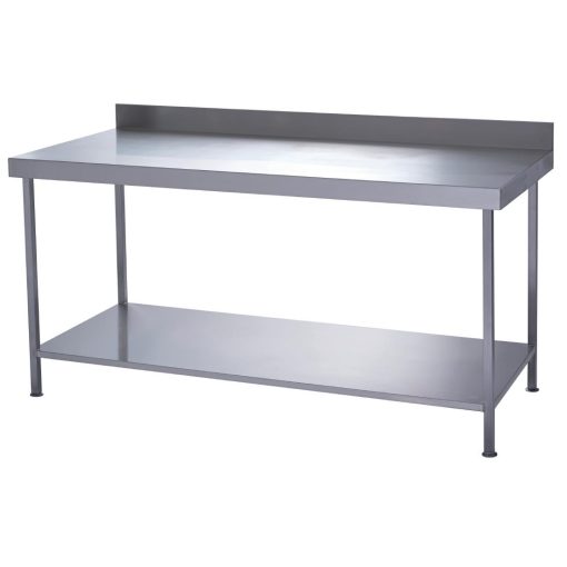 Parry Fully Welded Stainless Steel Wall Table with Undershelf 1200x600mm (DC591)