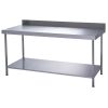Parry Fully Welded Stainless Steel Wall Table with Undershelf 1500x600mm (DC597)