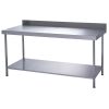 Parry Fully Welded Stainless Steel Wall Table with Undershelf 900x600mm (DC608)