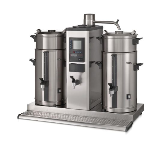 Bravilor B10 HW Bulk Coffee Brewer with 2x10Ltr Coffee Urns and Hot Water Tap 3 Phase (DC690-3P)