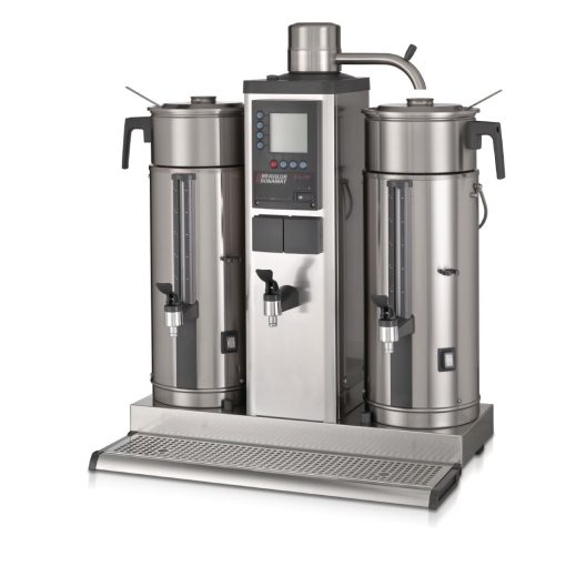 Bravilor B20 HW5 Bulk Coffee Brewer with 2x20Ltr Coffee Urns and Hot Water Tap 3 Phase (DC693-3P50)