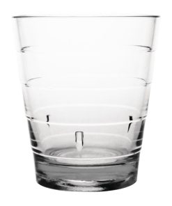 Kristallon Polycarbonate Ringed Tumbler Clear 285ml (Pack of 6) (DC920)
