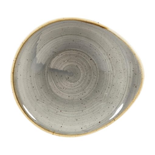 Churchill Stonecast Round Dishes Peppercorn Grey 160mm (Pack of 12) (DC942)