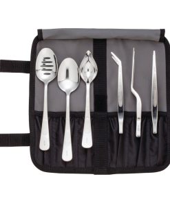 Mercer Culinary 6 Piece Chef Plating Kit with Storage Roll (DE454)