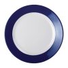 Kristallon Gala Colour Rim Melamine Plate Blue 260mm (Pack of 6) (DE607)
