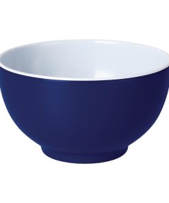 Kristallon Gala Colour Rim Melamine Bowl Blue 125mm (Pack of 6) (DE608)