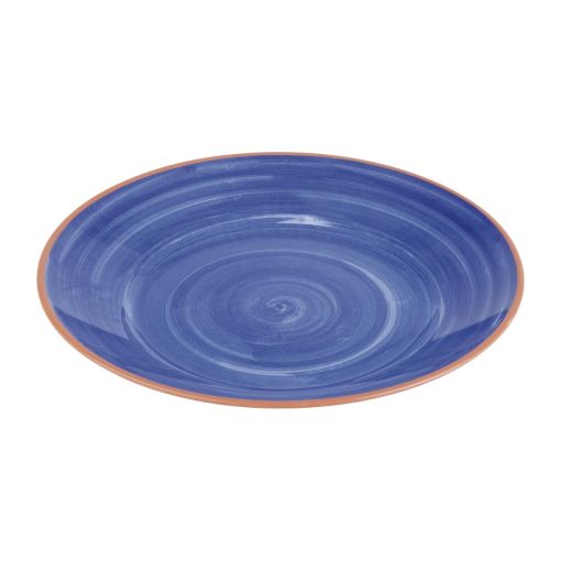 APS La Vida Melamine Plate Round Blue 405mm (DF201)