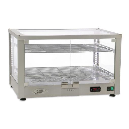 Roller Grill Heated 2 Shelf Display Cabinet WD780 SI (DF410)