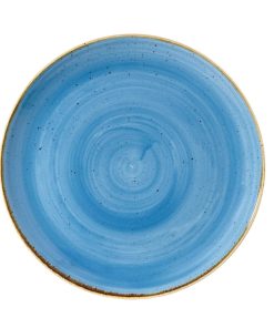 Churchill Stonecast Round Coupe Plate Cornflower Blue 288mm (Pack of 12) (DF764)