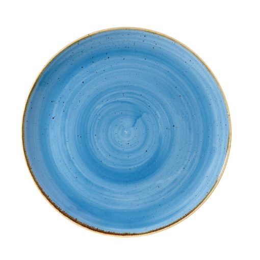 Churchill Stonecast Round Coupe Plate Cornflower Blue 288mm (Pack of 12) (DF764)