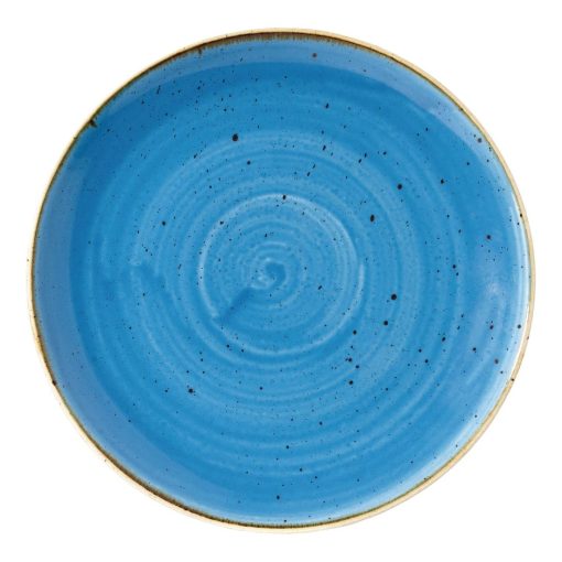 Churchill Stonecast Round Coupe Plate Cornflower Blue 217mm (Pack of 12) (DF766)