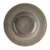 Churchill Stonecast Round Wide Rim Bowl Peppercorn Grey 240mm (Pack of 12) (DF797)