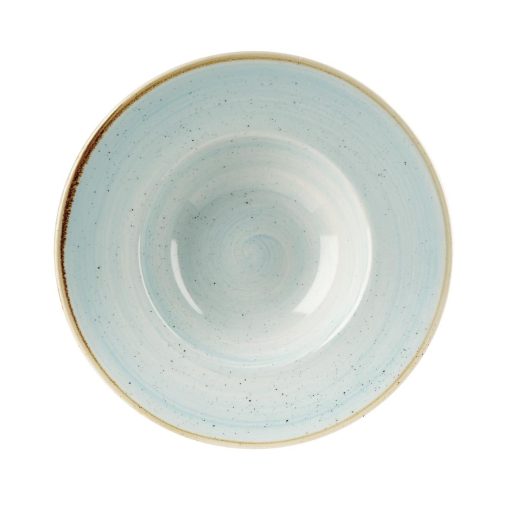 Churchill Stonecast Round Wide Rim Bowl Duck Egg Blue 240mm (Pack of 12) (DF801)