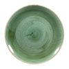 Churchill Stonecast Round Coupe Plates Samphire Green 260mm (Pack of 12) (DF995)