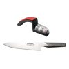 Global Classic Chefs Knife 20cm With Knife Sharpener (DG016)