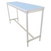 Gopak Enviro Indoor Pastel Blue Rectangle Poseur Table 1800mm (DG130-PB)