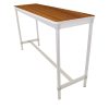 Gopak Enviro Indoor Teak Effect Rectangle Poseur Table 1800mm (DG130-TE)