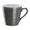 Olympia Café Aroma Mugs Charcoal 340ml (Pack of 6) (DH634)