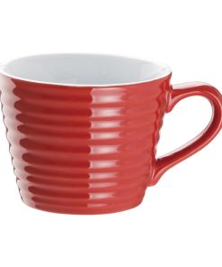 Olympia CafÃ© Aroma Mugs Red 230ml (Pack of 6) (DH637)