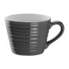 Olympia CafÃ© Aroma Mugs Charcoal 230ml (Pack of 6) (DH639)