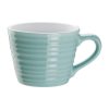 Olympia Café Aroma Mugs Aqua 230ml (Pack of 6) (DH640)