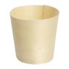 Fiesta Green Biodegradable Wooden Sauce Pots 38ml / 1.25oz (Pack of 100) (DK388)