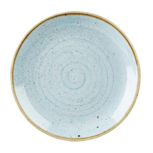 Churchill Stonecast Round Coupe Plate Duck Egg Blue 260mm (Pack of 12) (DK500)