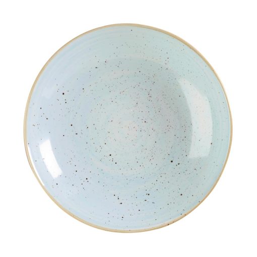Churchill Stonecast Round Coupe Bowl Duck Egg Blue 315mm (Pack of 6) (DK503)
