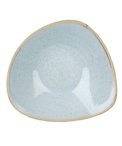 Churchill Stonecast Triangle Bowl Duck Egg Blue 265mm (Pack of 12) (DK507)