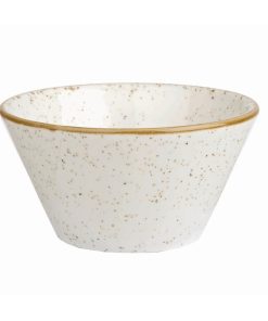 Churchill Stonecast Round Bowl Barley White 121mm (Pack of 12) (DK530)