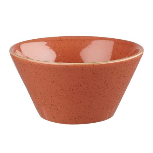 Churchill Stonecast Round Bowl Spiced Orange 295mm (Pack of 12) (DK547)