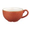 Churchill Stonecast Cappuccino Cup Spiced Orange 12oz (Pack of 12) (DK548)