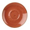Churchill Stonecast Round Cappuccino Saucers Spiced Orange 185mm (Pack of 12) (DK550)
