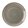 Churchill Stonecast Round Coupe Plate Peppercorn Grey 217mm (Pack of 12) (DK554)