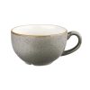 Churchill Stonecast Cappuccino Cup Peppercorn Grey 8oz (Pack of 12) (DK566)