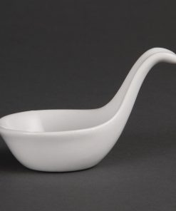Olympia Miniature Spoon Shape Dipping Bowls 57x 57mm (Pack of 12) (DK801)