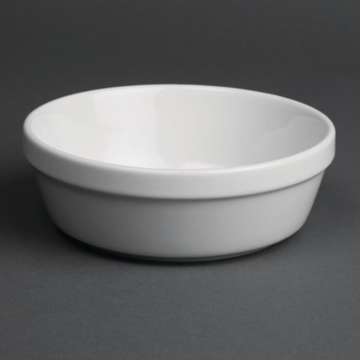 Olympia Whiteware Round Pie Bowls 137mm (Pack of 6) (DK809)