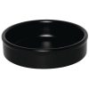 Olympia Mediterranean Stackable Dishes Black 134mm (Pack of 6) (DK833)