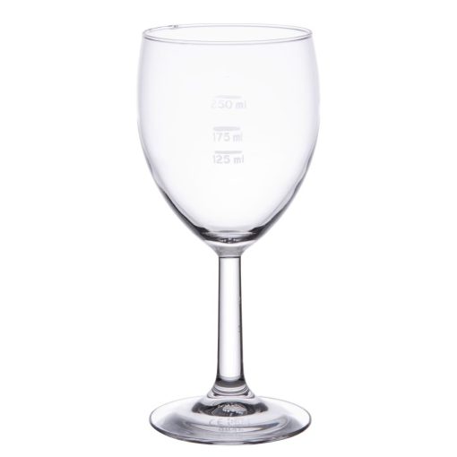 Arcoroc Savoie Grand Vin Wine Glasses 350ml CE Marked at 125ml 175ml and 250ml (DK886)