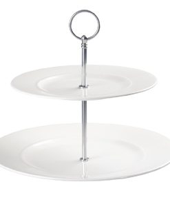 Churchill Alchemy 2 Tier Plate Tower (Pack of 2) (DK998)