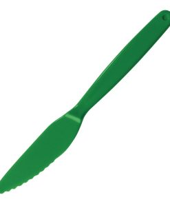 Kristallon Polycarbonate Knife Green (Pack of 12) (DL116)