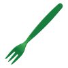 Polycarbonate Fork Green Kristallon (Pack of 12) (DL120)