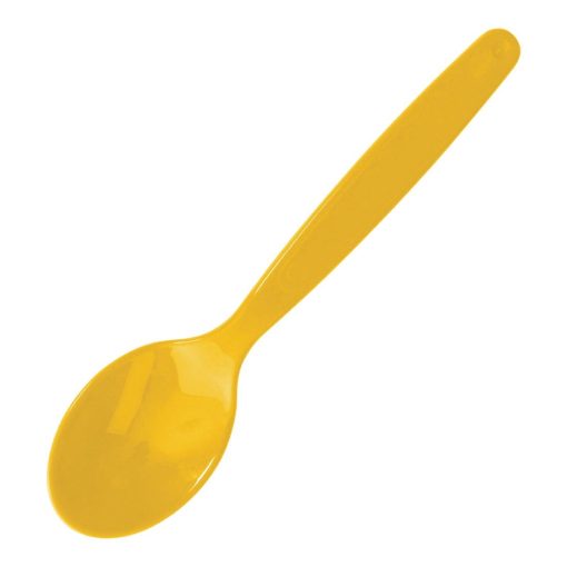Kristallon Polycarbonate Spoon Yellow (Pack of 12) (DL123)