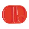 Kristallon Small Polycarbonate Compartment Food Trays Red 322mm (DL126)